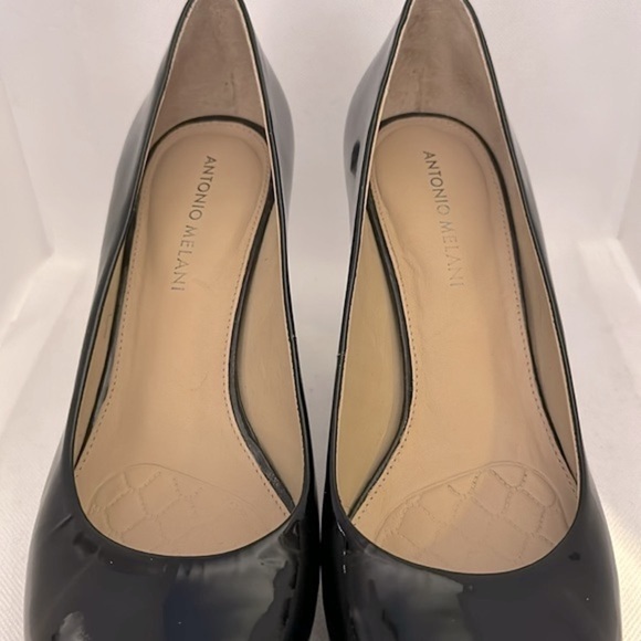 Antonio Melani Helena Black Patent Leather Pumps Size 9 - EUC - Picture 13 of 14